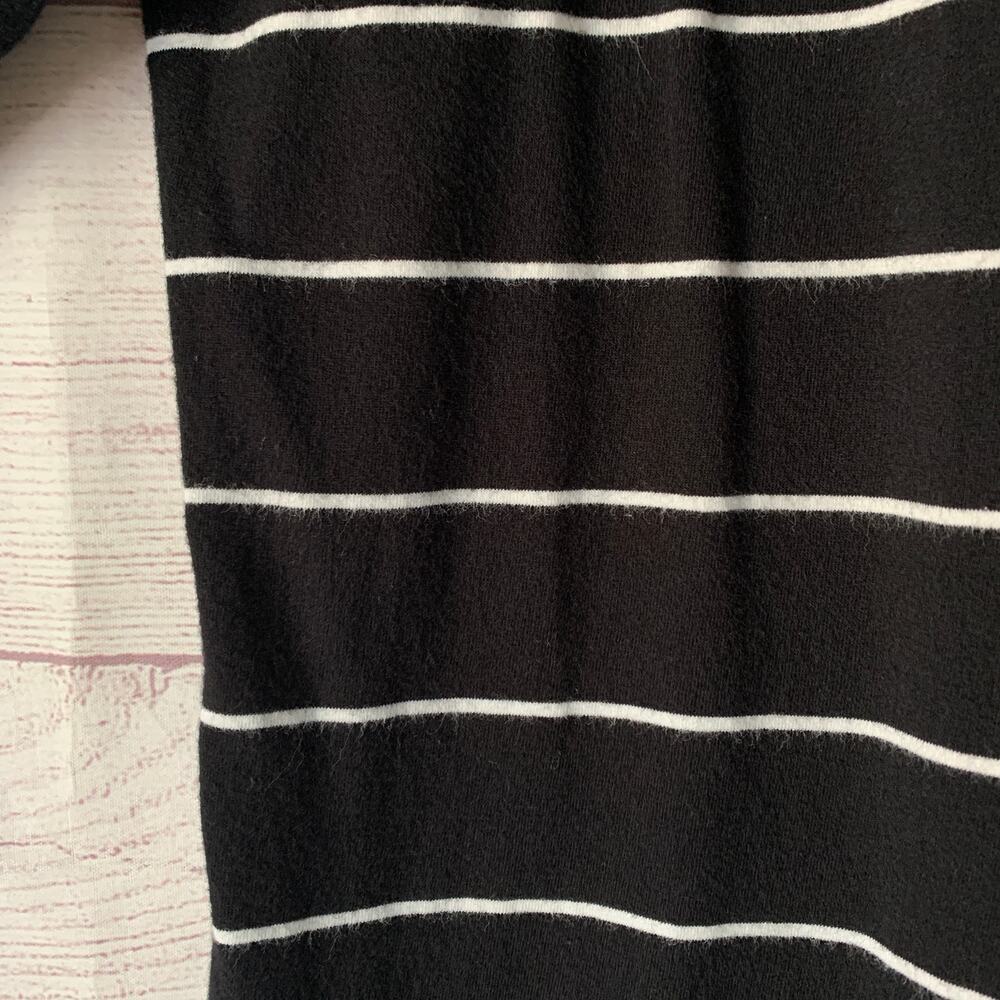 Who What Wear Women's Black and White Striped Shirt Cotton Blend Size XXL - Picture 10 of 16
